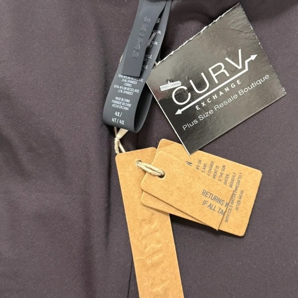 Skims Black Strapless Monokini - New - Size 4X - Picture 3 of 3